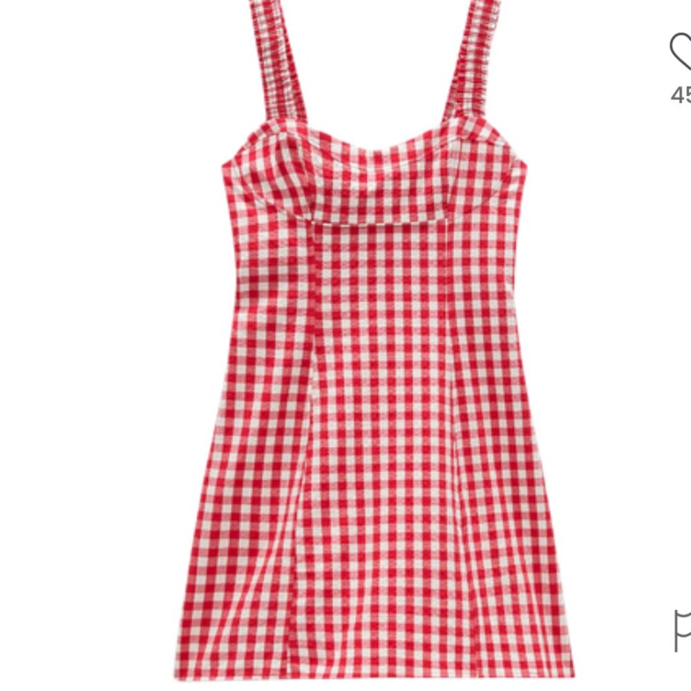 Zara Viral Red Gingham Dress • Cottagecore Style • NWOT • Sold Out